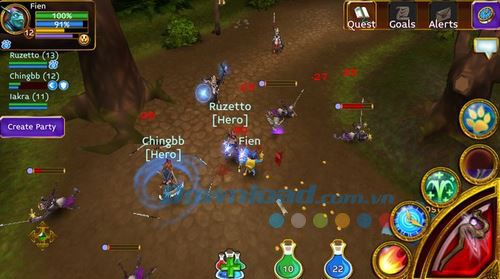 Giao diện game