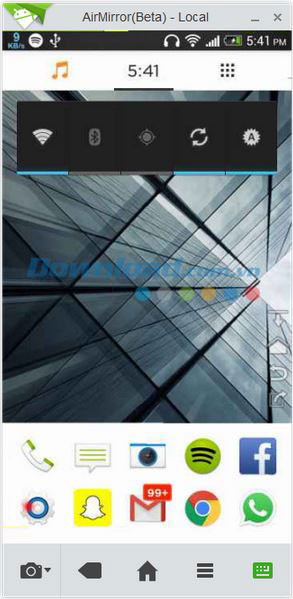 Tính năng AirMirror của AirDroid