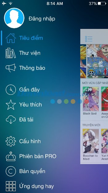 Thực đơn Manga 360
