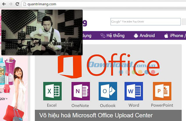 Sideplayer phát YouTube trên bất kì thẻ tab nào