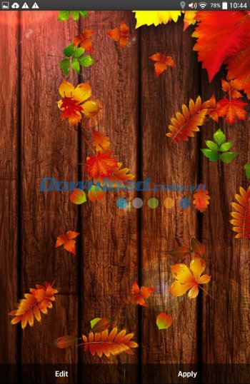 Giao diện ứng dụng Autumn Time Giao diện ứng dụng Autumn Time
