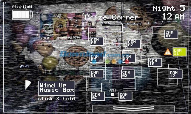 Nỗi ám ảnh trong game Five Nights at Freddy's 2 Demo