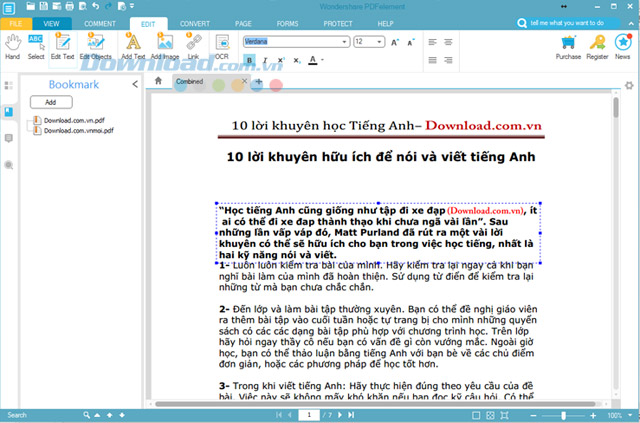Chỉnh sửa PDF