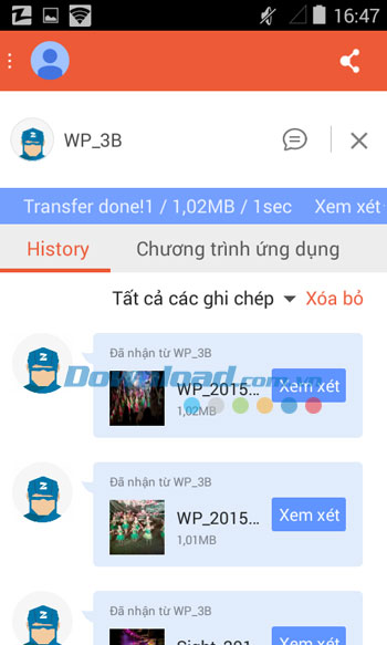 Chia sẻ file dễ dàng với Zapya cho Android