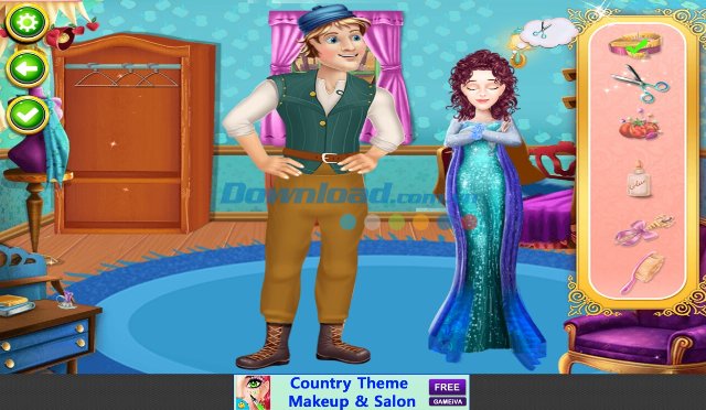 Thiết kế trang phục cho hoàng tử trong Little Prince Tailor cho Android