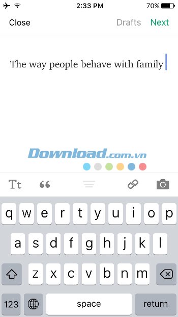 Viết blog mới