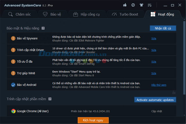 Mô-đun Hoạt động