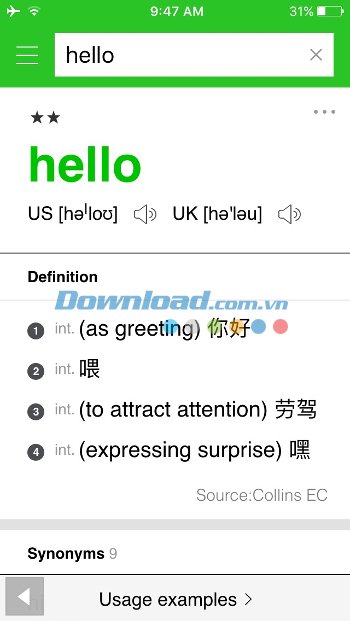 Tra cứu từ điển nhanh Tra cứu từ điển nhanh