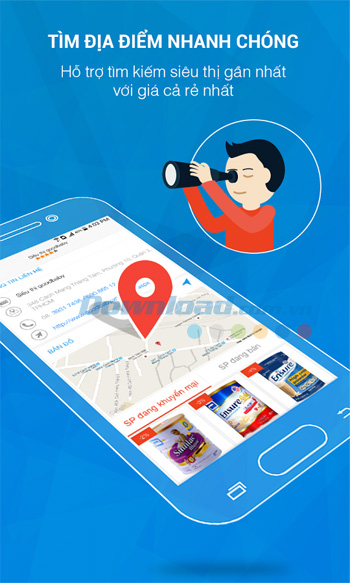 iCheck hỗ trợ tìm kiếm địa điểm nhanh chóng