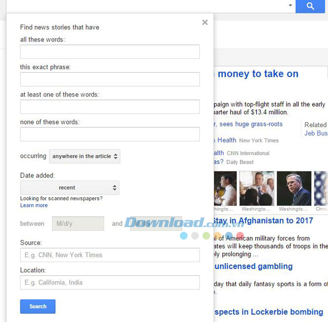 Tìm kiếm bài báo