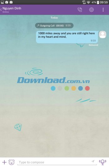 Trao gửi yêu thương dễ dàng với Status Message 