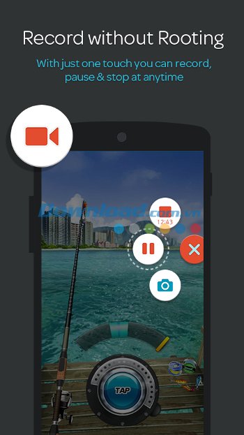 Quay video màn hình điện thoại từ máy tính với Mobizen cho Android