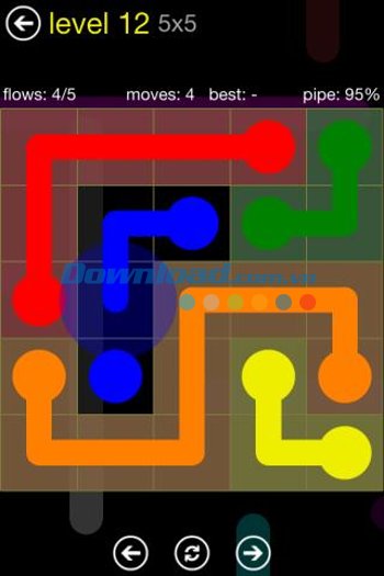 Lối chơi đơn giản trong game Flow Free cho Android