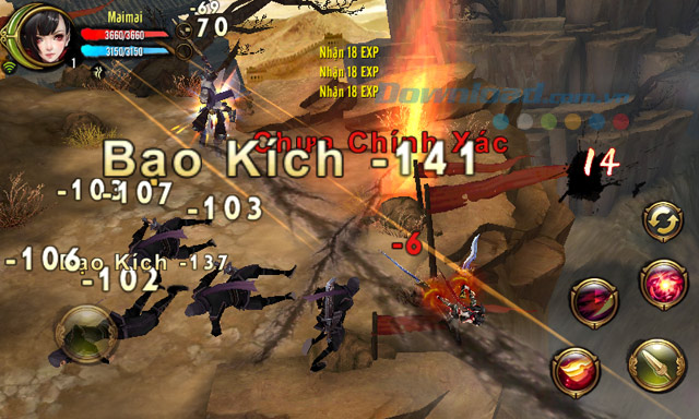 Dùng bạo kích để chiến đấu trong game Thiên Long Bát Bộ 3D Dùng bạo kích để chiến đấu trong game Thiên Long Bát Bộ 3D