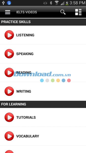 Luyện 4 kỹ năng IELTS với 10000 Videos Learning IELTS 