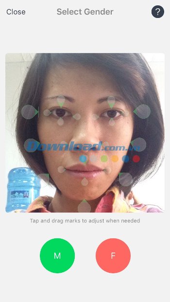 Chọn giới tính