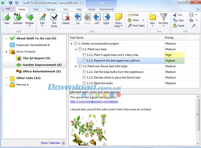Tạo sub-task 