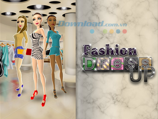Giao diện game Fashion Dress Up