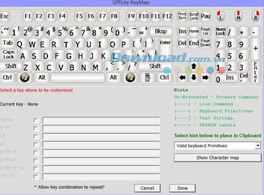 Keymap