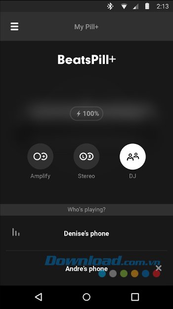 Quản lý loa với Beats Pill+