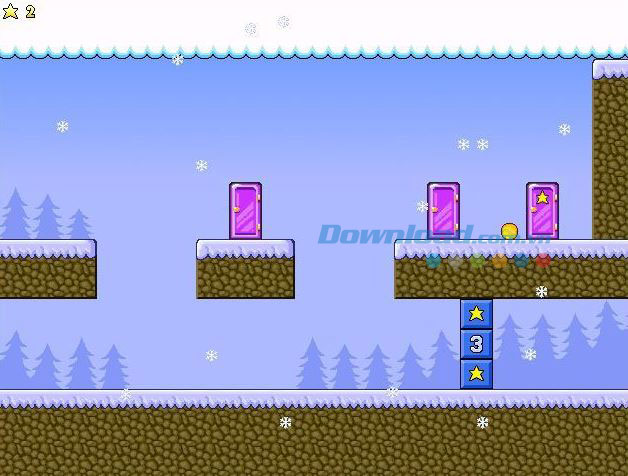 Con số trong các ô gạch màu xanh