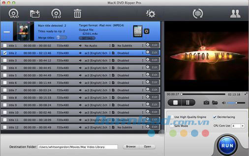 DVD Ripper cho Mac