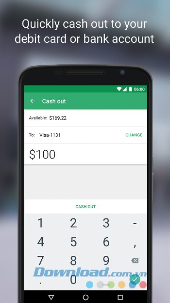 Rút tiền với Google Wallet 