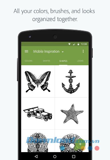 Các công cụ của Adobe Capture CC