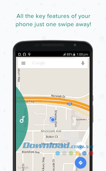 Định vị hoàn hảo với Drivemode cho Android Định vị hoàn hảo với Drivemode cho Android