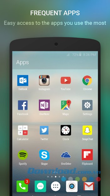 Dễ dàng mở lại các ứng dụng quan trọng với Arrow Launcher