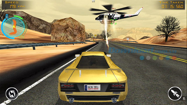 Giao diện game đua xe Death Drive: Racing Thrill