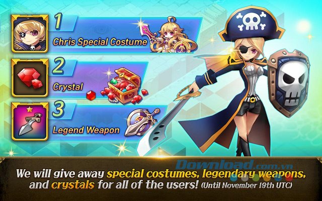 Tùy biến nhân vật với hàng loạt item mạnh mẽ trong Fantasy War Tactics 