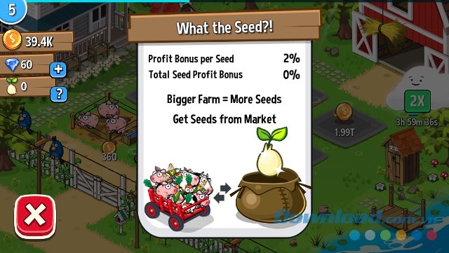 Mở khóa hạt giống mới