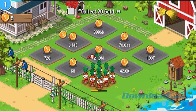 Mở khóa các ô đất