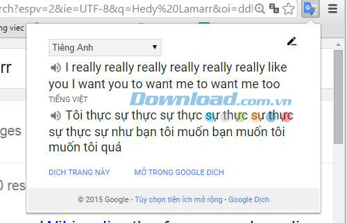 Dịch câu văn