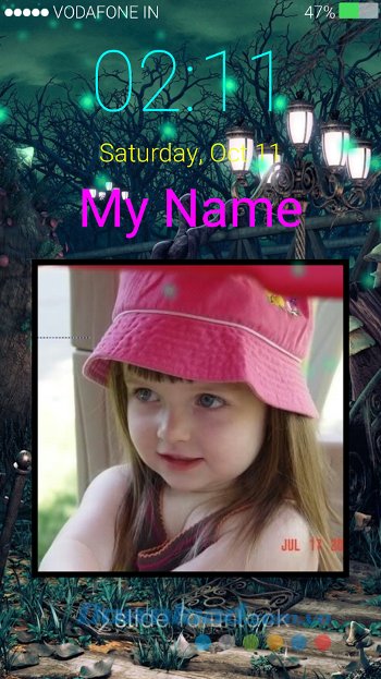My Name Lock Screen - ứng dụng khóa màn hình bằng ảnh và tên độc đáo 