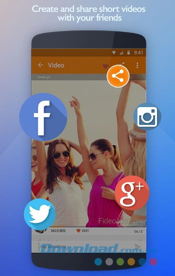 Chia sẻ video nhanh chóng với Fideo cho Android