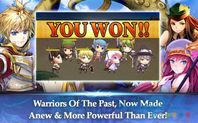 Chain Chronicle sở hữu hệ thống hơn 300 anh hùng 