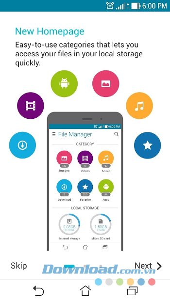 Quản lý file đơn giản với ASUS File Manager 