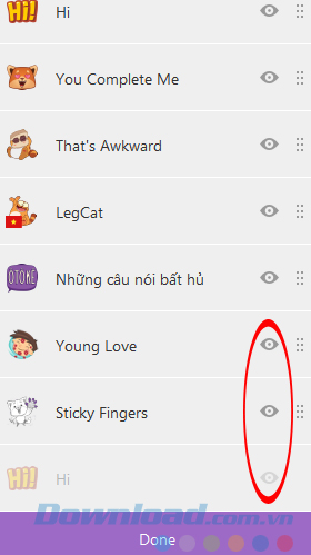 Hiện emotions