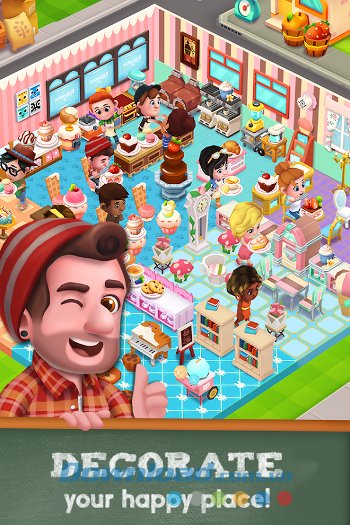 Bakery Story 2 gồm bộ sưu tập các item trang trí đa dạng 