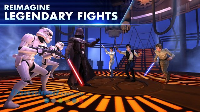 Trải nghiệm những màn đấu khốc liệt trong Star Wars: Galaxy of Heroes