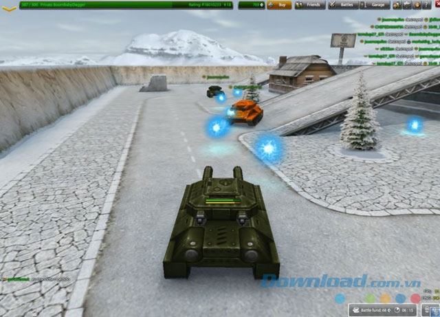 Gameplay của Tanki Online