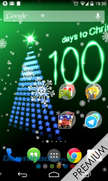 Khám phá các tính năng mới của Christmas Countdown Premium 