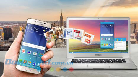 Kết nối điện thoại Samsung và máy tính Mac