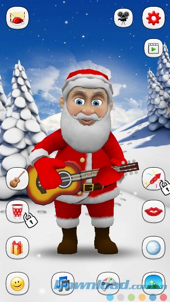 Santa chơi đàn