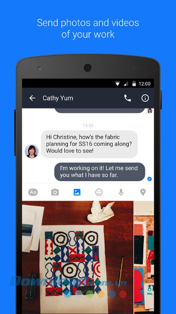 Chia sẻ mọi thứ dễ dàng với Work Chat 