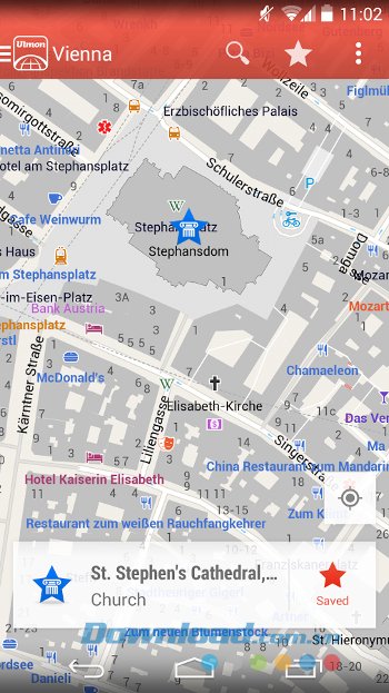 Lưu bản đồ và truy cập ngoại tuyến với City Maps 2Go