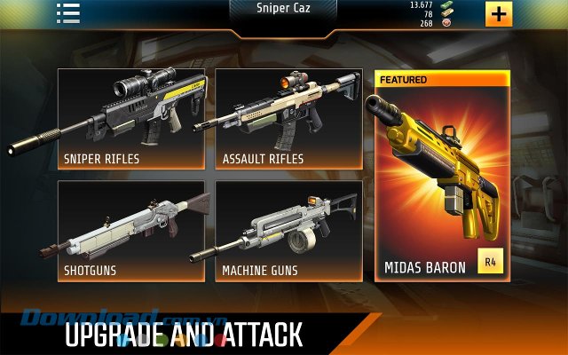 Các loại súng trong game Kill Shot Bravo