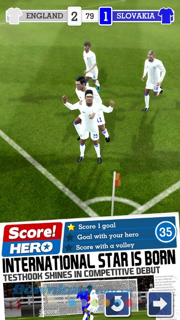 Score! Hero - game bóng đá hấp dẫn trên Android 